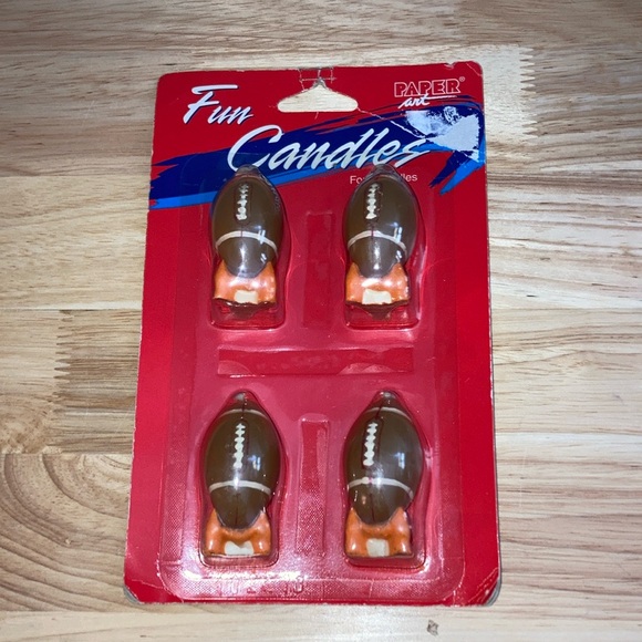 Football birthday candles - Picture 1 of 5